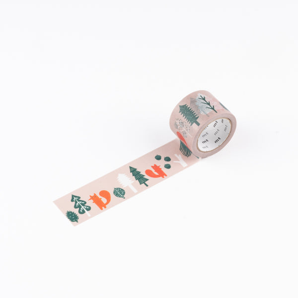 Japanese Washi Tape - Fox in the Forrest - 30mm