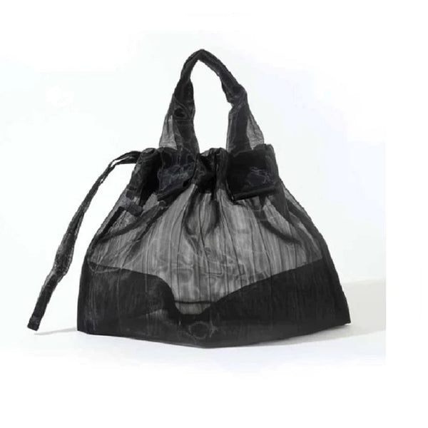 Japanese See Through Tote - Black