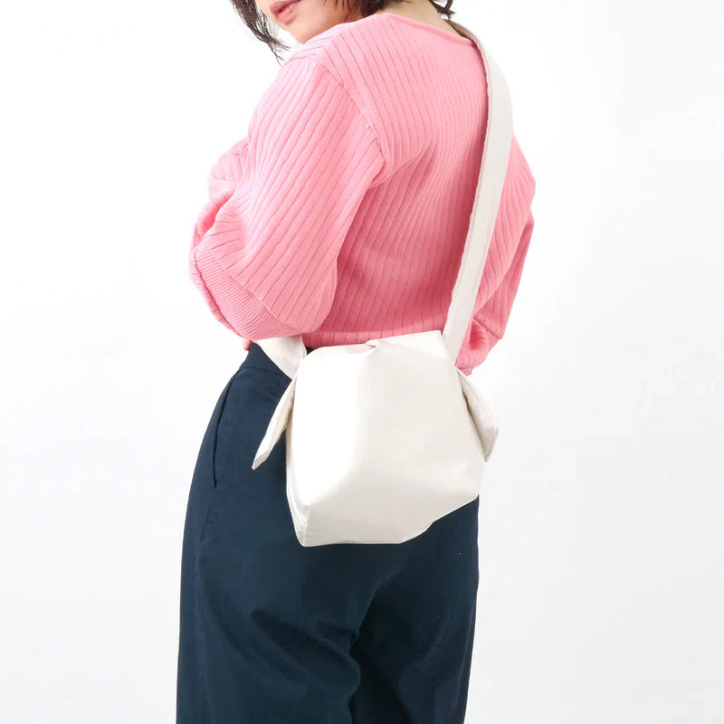 Mate Mono Tekateka shiny drawstring puffy shoulder crossbody bag clutch purse sustainable eco friendly recycled upcycled Made in Japan Japanese gift shop Boston Sowa boutique gift store
