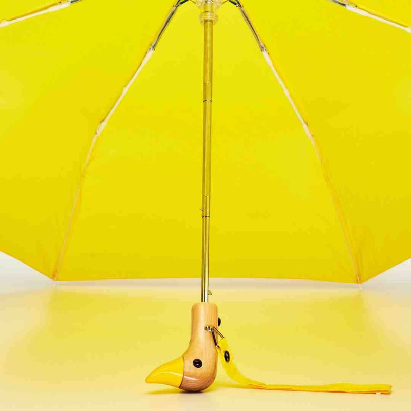 Easter Yellow Compact Eco-Friendly Wind Resistant Duckhead Umbrella