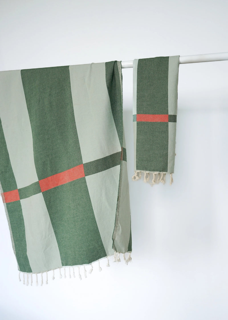 Fence Turkish Hand Towel - Clover