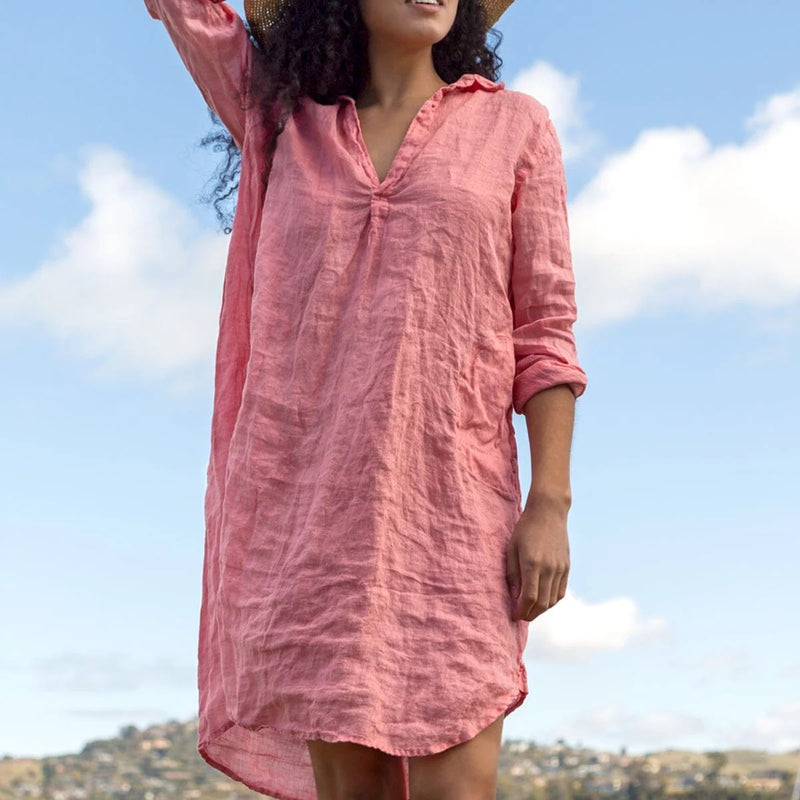 CP Shades Lara linen summer  Dress Shop Boston 