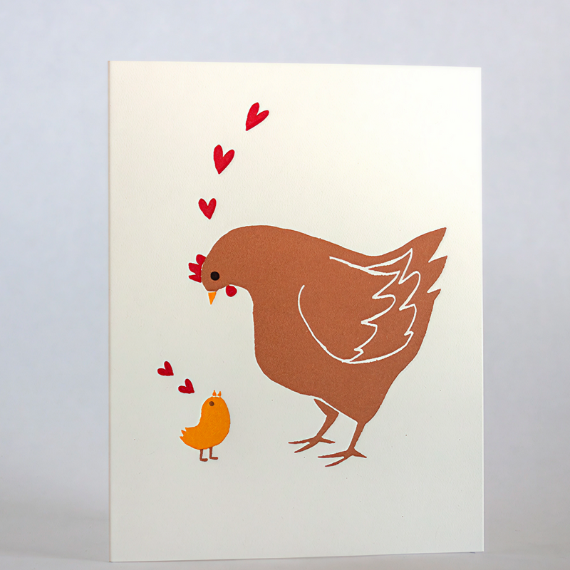 Mother Hen Greeting Card