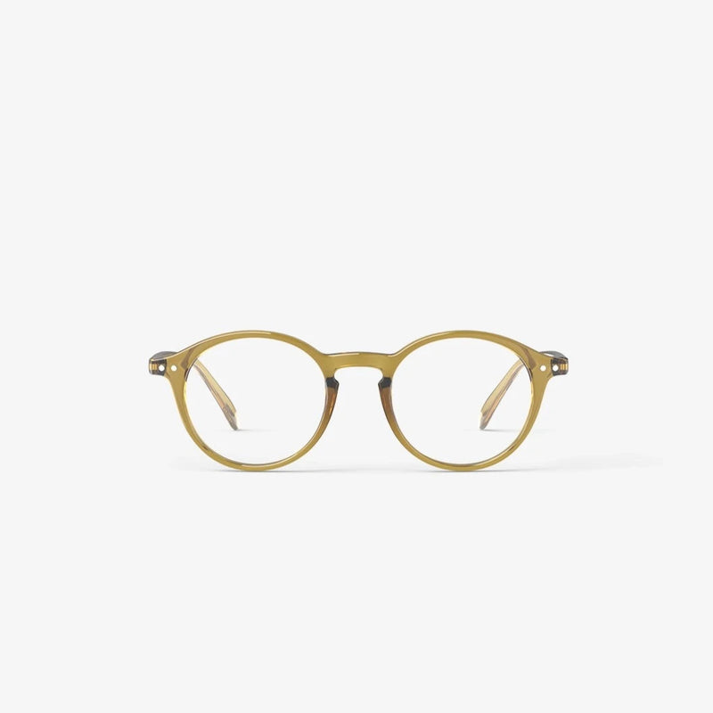 Reading Glasses (D) in Golden Green