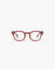 Reading Glasses (C) in Carmine Red