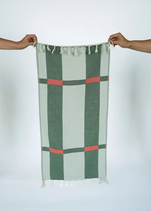 Fence Turkish Hand Towel - Clover
