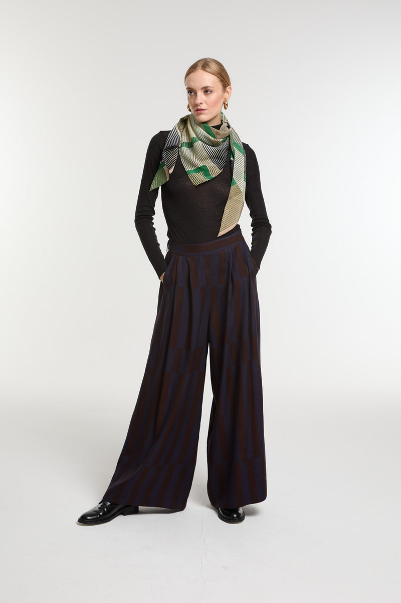 Ma Poesie Green Prisme Scarf