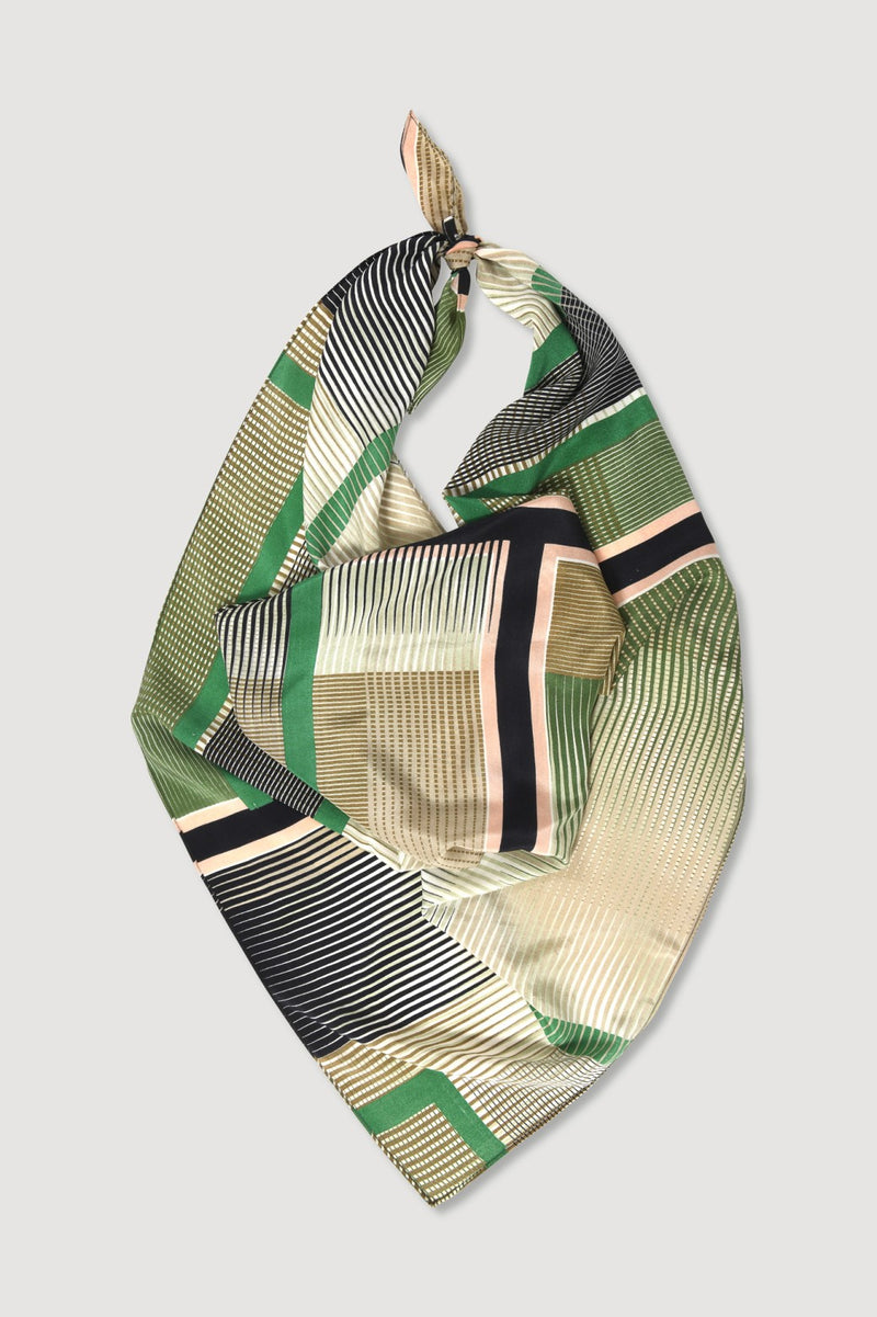 Ma Poesie Green Prisme Scarf