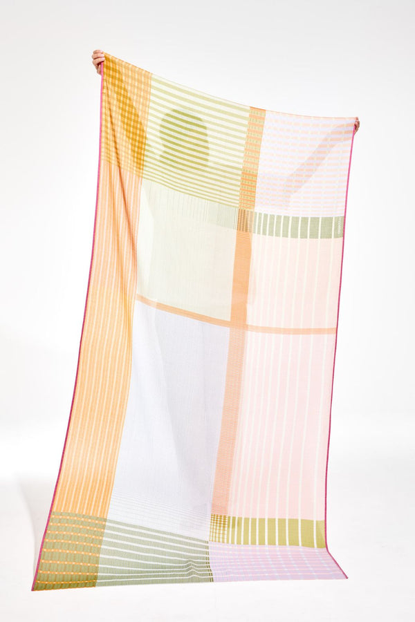 Ma Poesie Vibrant Cotton scarf Beach wrap pareo shop  Boston summer fashion boutiqu