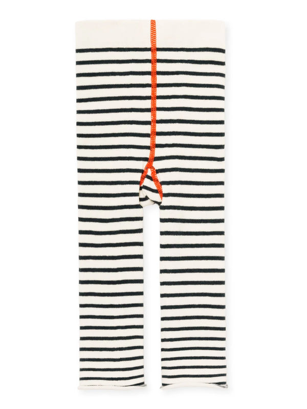 Yachtsy Stripe Kid's Footless Leggings - Newborn to 3 Years