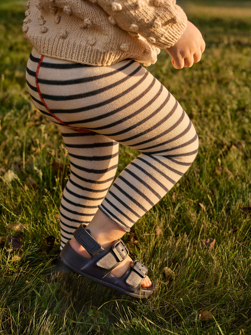 Yachtsy Stripe Kid's Footless Leggings - Newborn to 3 Years