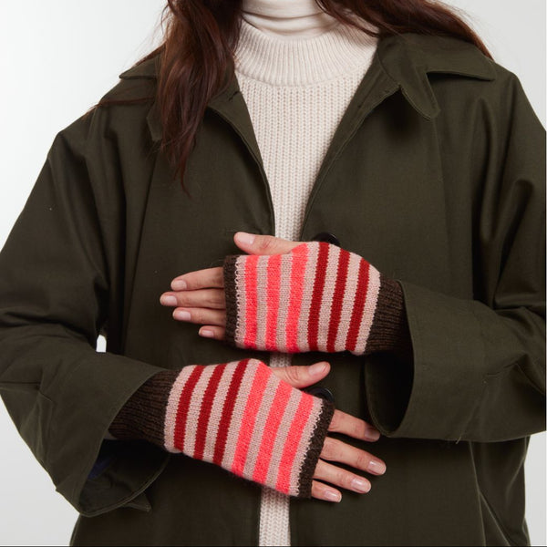 Ma Poesie Pink Bowie Mittens