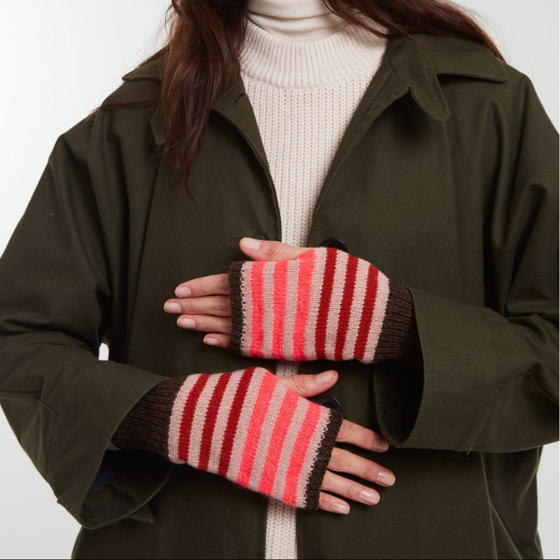 Ma Poesie Pink Bowie Mittens