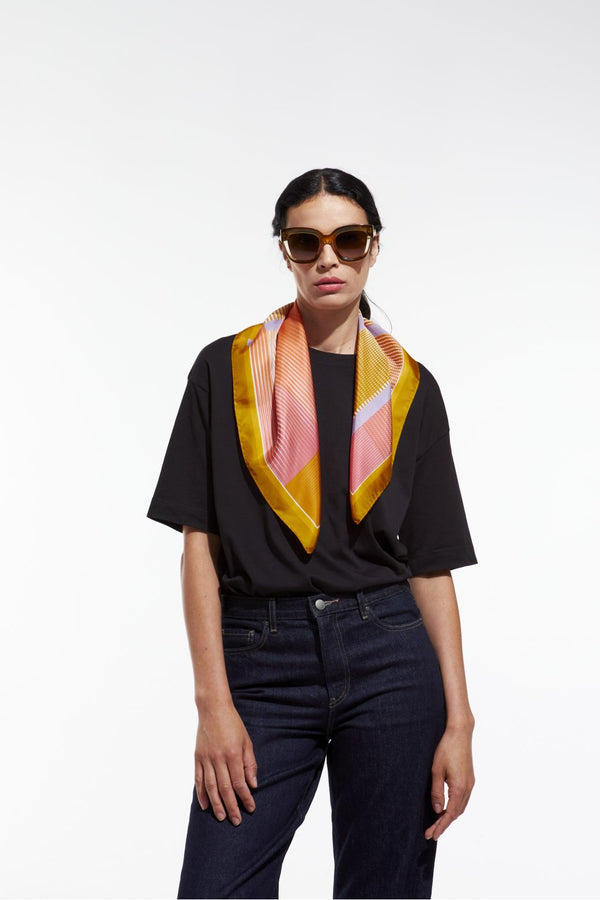Ma Poesie Square silk scarf bandana shop Boston summer fashion boutique