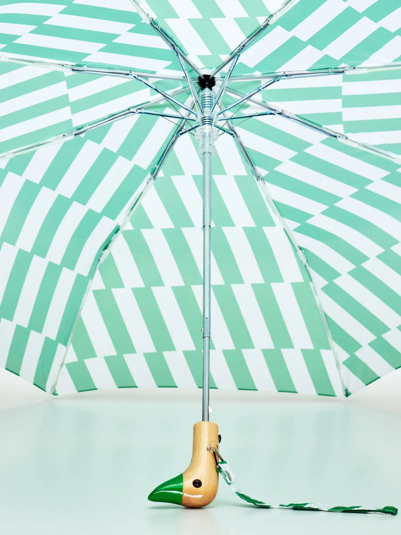 Green Bars Compact Eco-Friendly Unisex Umbrella