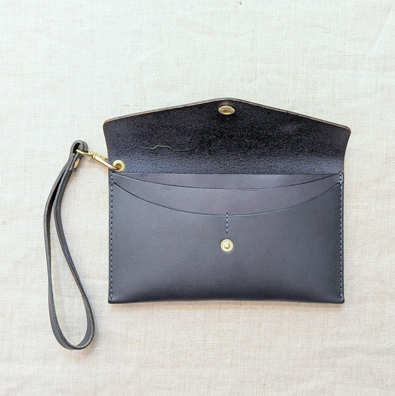 Woolly Made Clutch Leather Wallet Sowa Boston Small Business Gift Shop Boutique unisex mens gifts 
