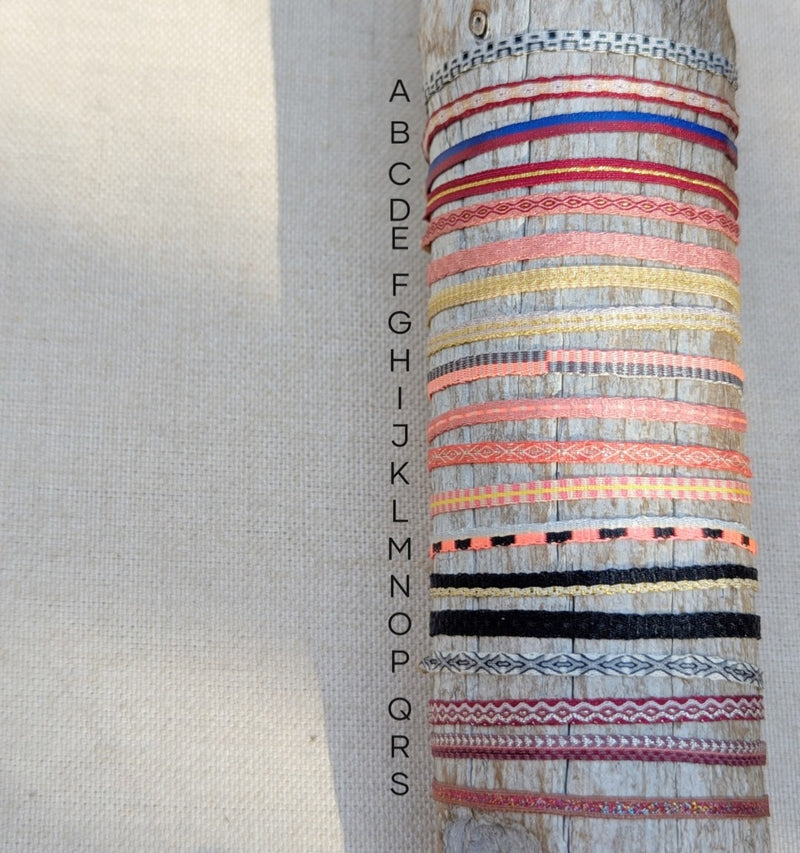 Assorted Guanabana Woven Bracelets - Thin