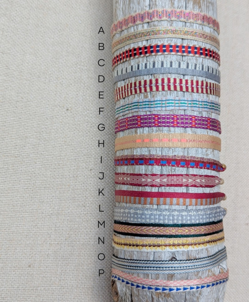 Assorted Guanabana Woven Bracelets - Wide