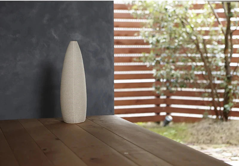 Paper Moon Lamp 03 teardrop washi lampshade Japanese design Japan gifu handmade Shigeru Uchida warm light E17 25 w lightbulb bamboo boutique shop Boston gift store SoWa 