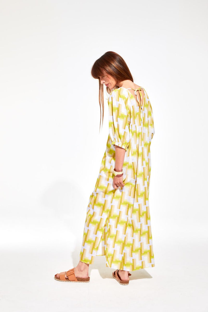 Ma Poesie Syracuse Cotton Dress long v neck maxi flowy shop Boston summer fashion boutique