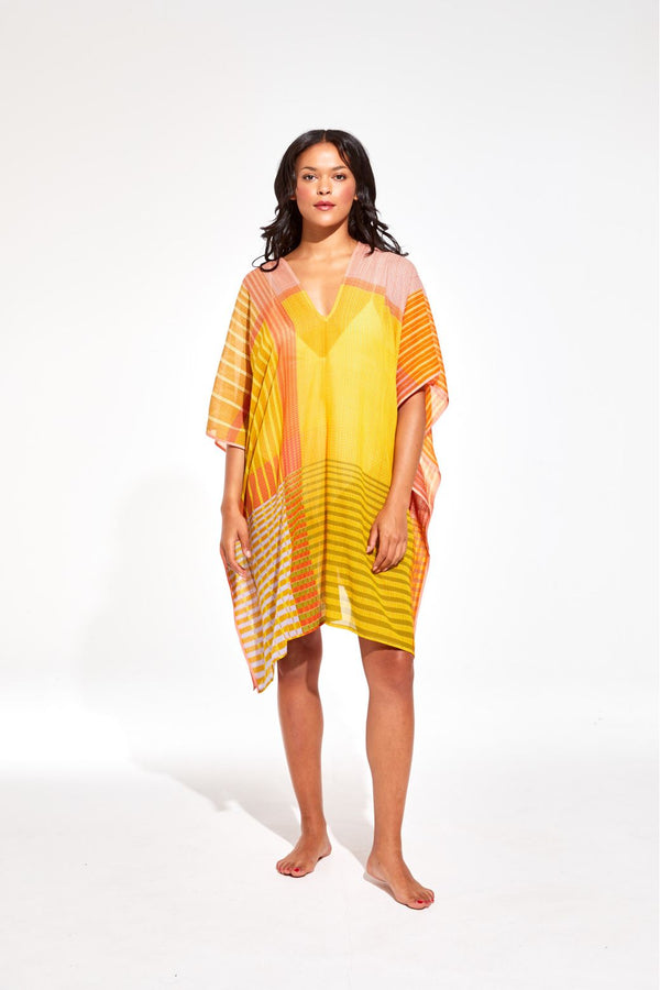 Ma Poesie Jason Beach Cotton dress coverup v-neck kaftan shop Boston summer fashion boutique