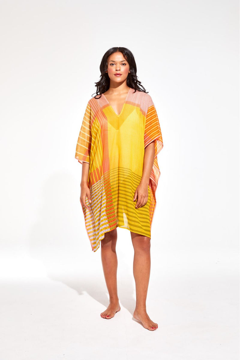 Ma Poesie Jason Beach Cotton dress coverup v-neck kaftan shop Boston summer fashion boutique