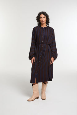 Ma Poesie Paradis Parure Dress - Navy