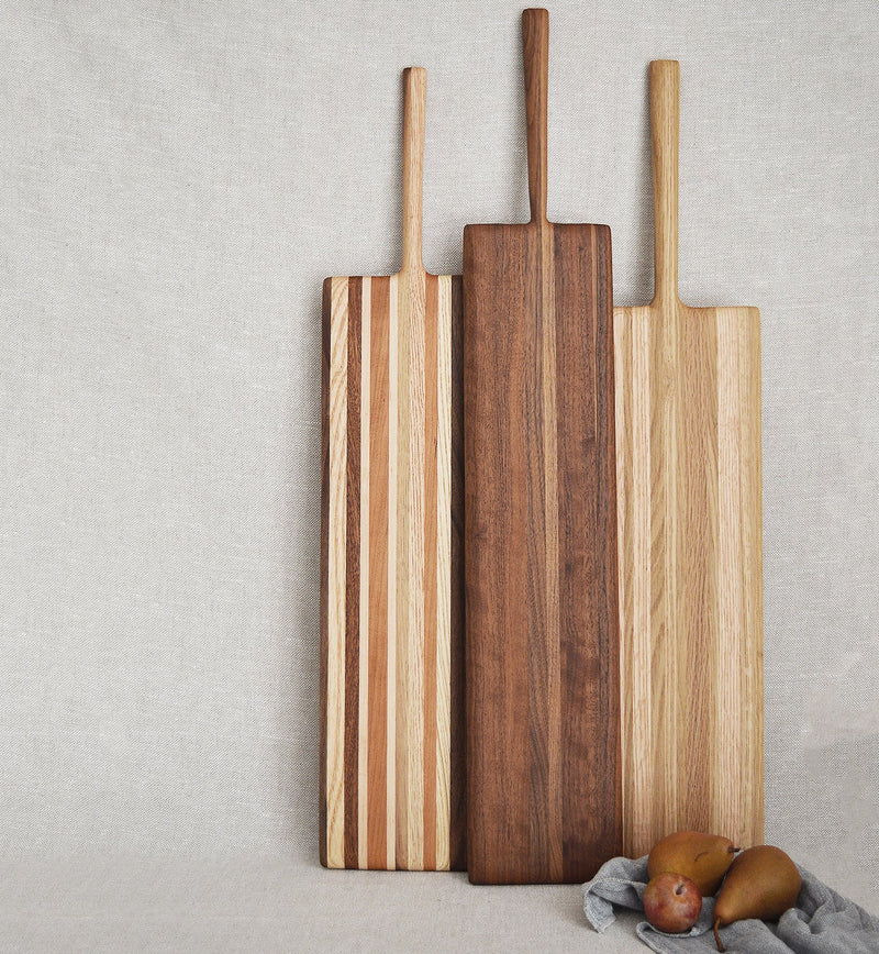 Extra Long Wood Serving Board with Handle - EA Gift Registry