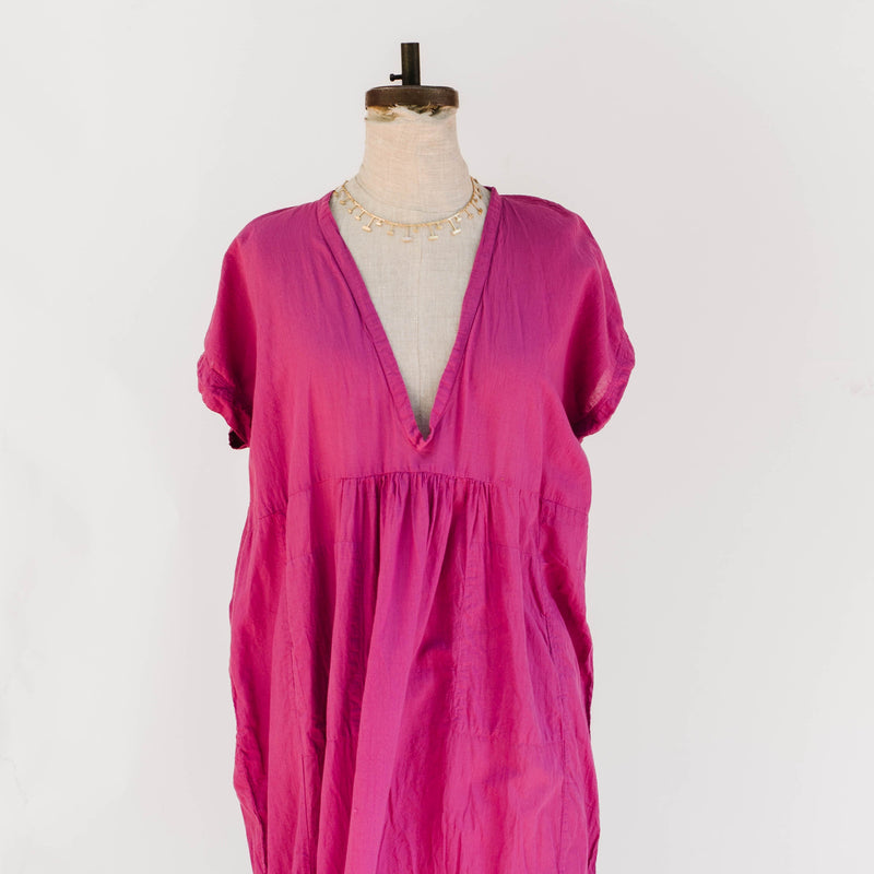 Long V Dress Auntie Oti Shop Boston fashion 