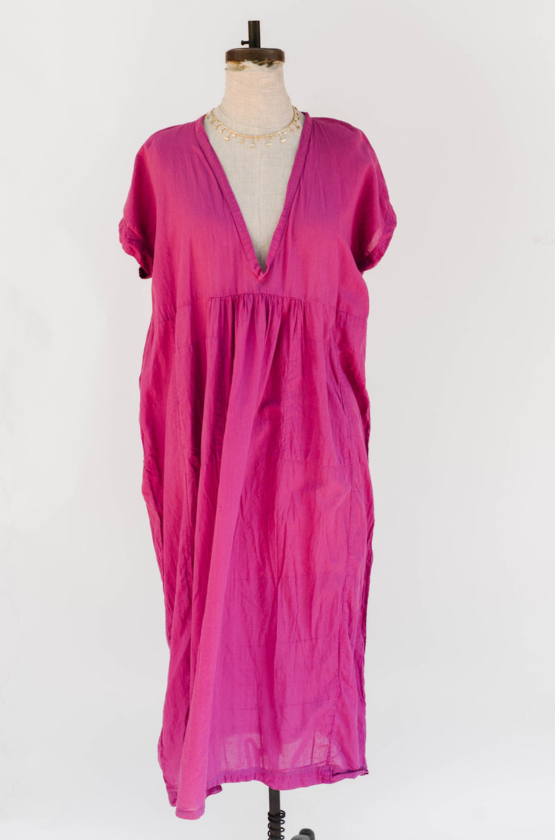Long V Dress Auntie Oti Shop Boston fashion 