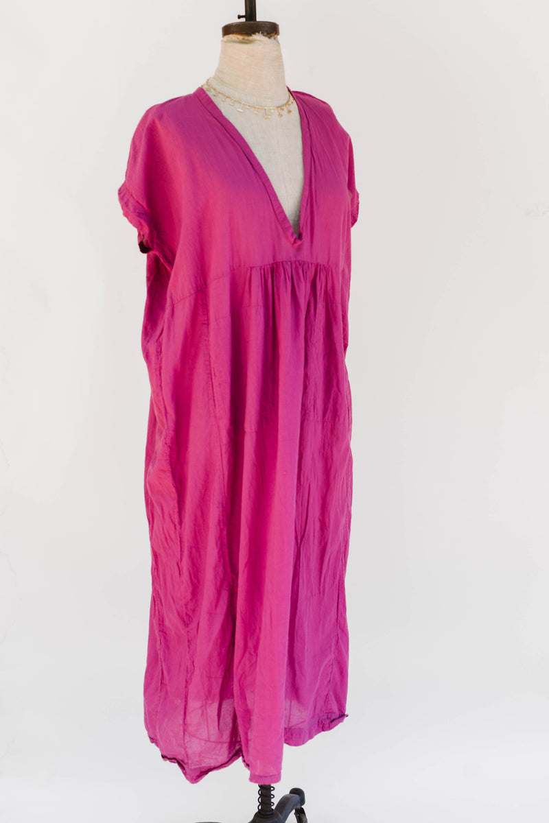 Long V Dress Auntie Oti Shop Boston fashion 
