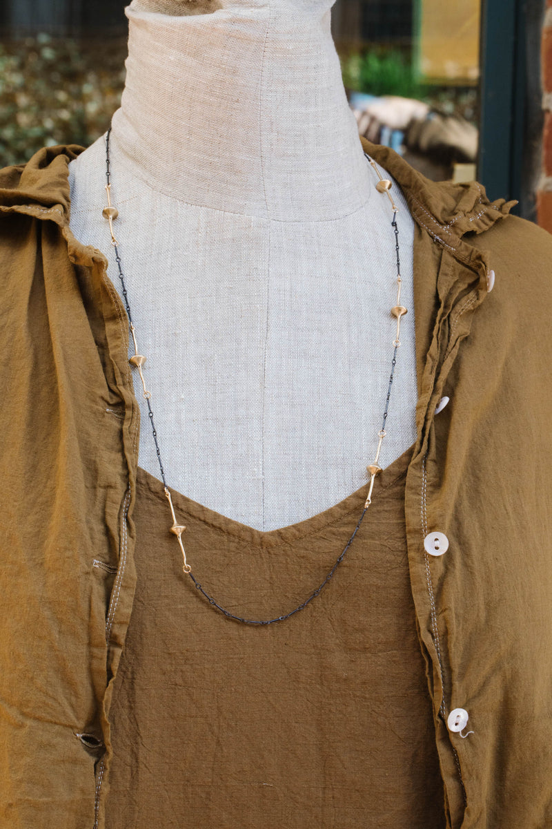 Julie Cohn Viking Bronze & Sterling Chain
