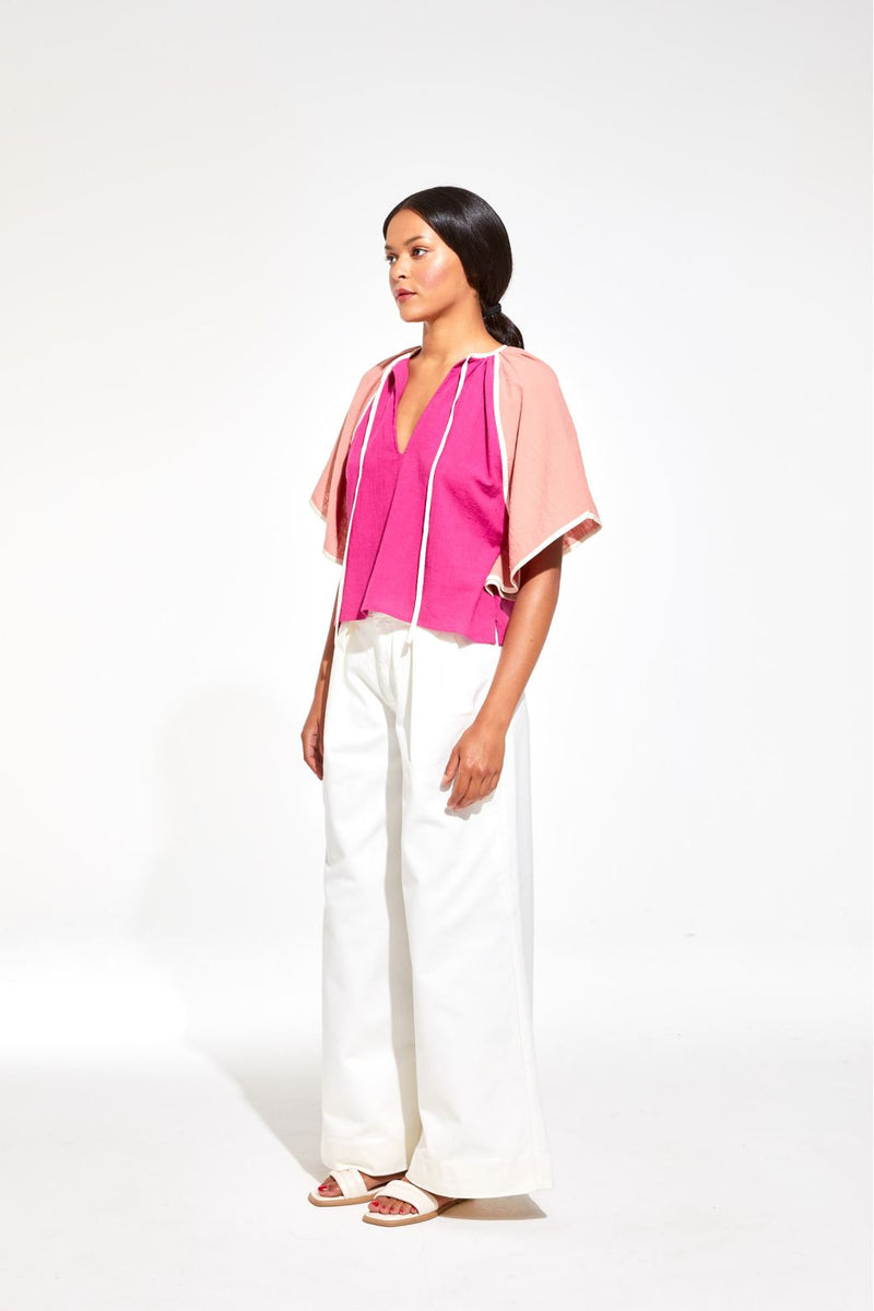 Ma Poesie Lyta Zephyr Cotton T shirt shop  Boston summer fashion boutique