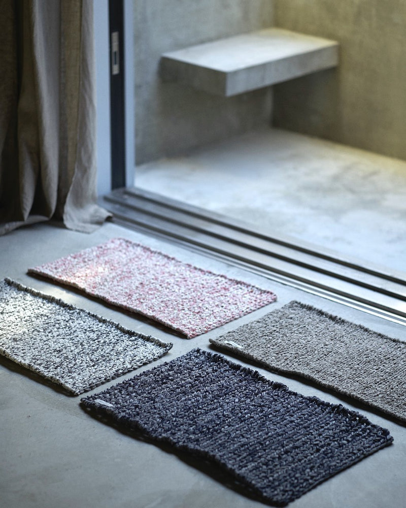 Fog Linen Linen Knit Floor Bath Mat - Assorted Colors
