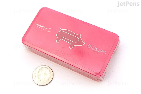 High-quality pig-shaped paperclips from JPT America.