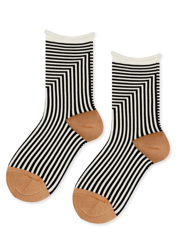 Hansel from Basel Corbusier Stripe Crew Socks 