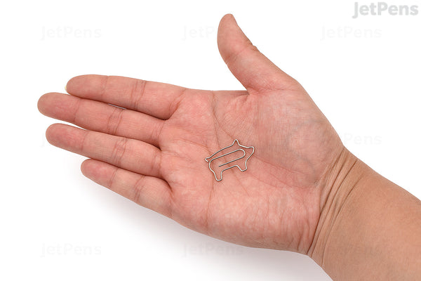 High-quality pig-shaped paperclips from JPT America.