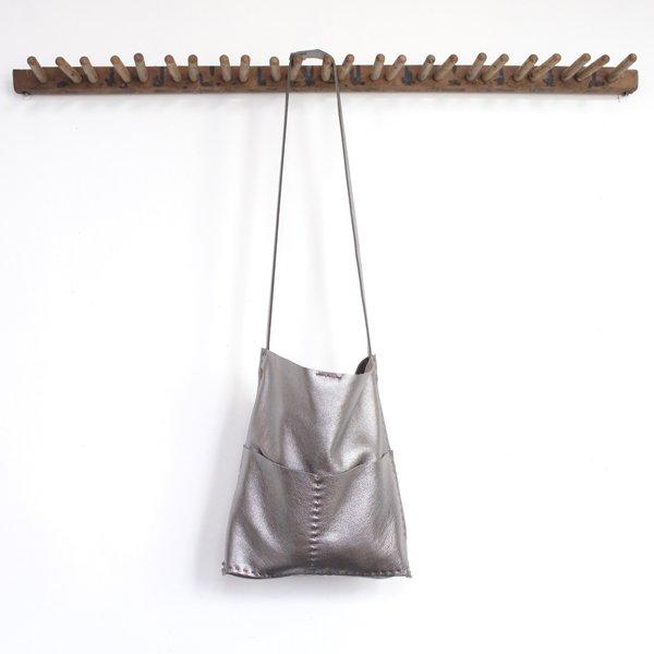 Alesia - Leather Bag - Gunmetal 