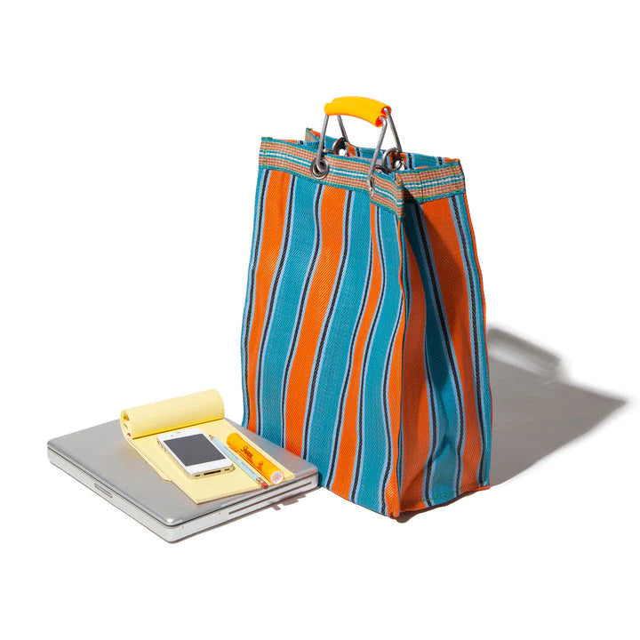 Puebco striped tote shop boston