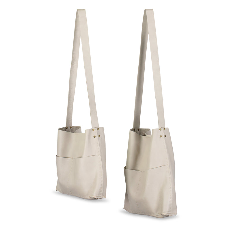 Alma or Alesia - Crossbody Messenger Bag - Oyster - Price from