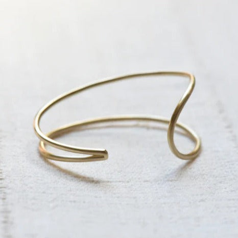 864 Design Brass loop cuff. simple Shop Boston