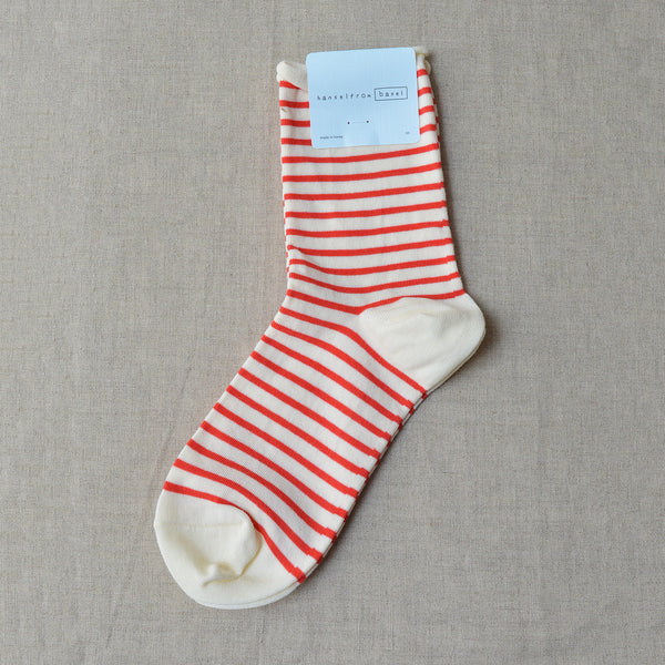 Hansel from Basel Nautical Stripe Crew Socks sowa Boston boutique gift shop gift store independent business