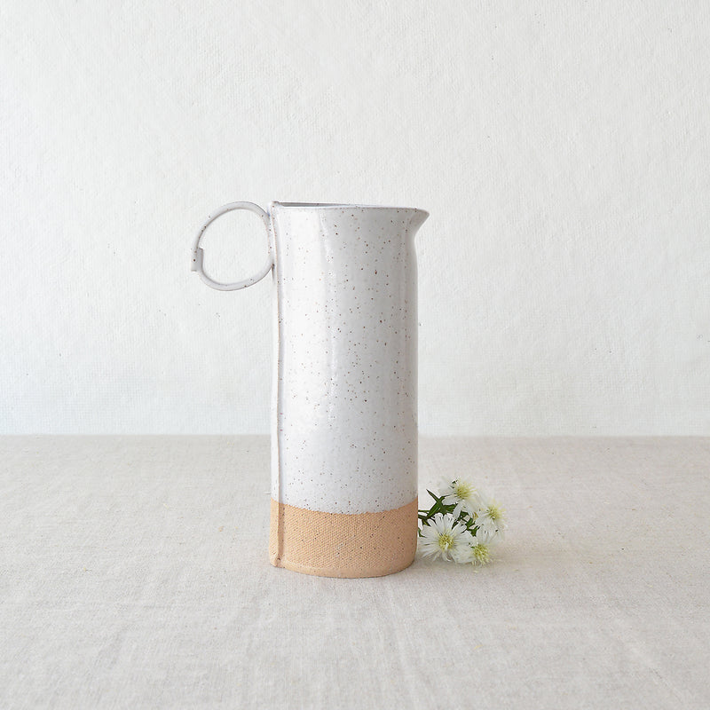 Handmade speckled pitchers jugs vase Alison Owen. Shop Boston