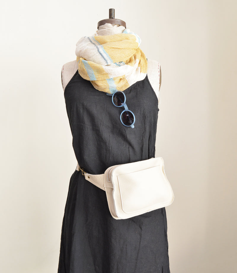 Stitch and tickle hip bag waist bag fanny pack belt bag small city bag purse pocketbook made in boston leather shop 
