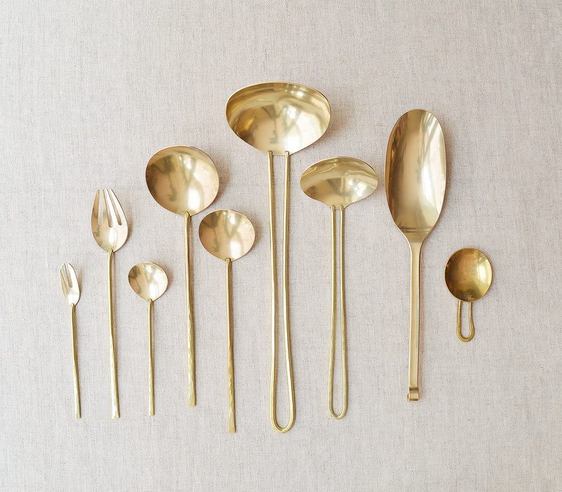 Japanese brass spoon. Hand forged in Japan Lue