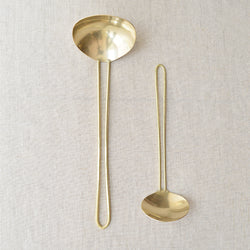 Japanese brass ladle Hand forged in Japan Lue