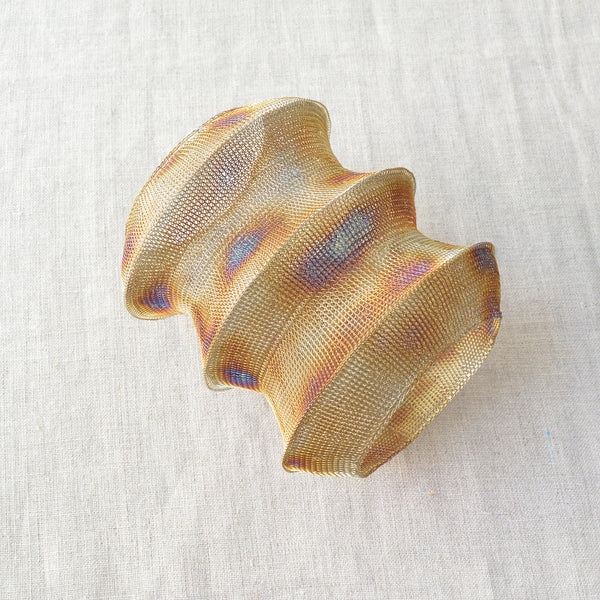 Long Accordion Wire bracelet - Rainbow