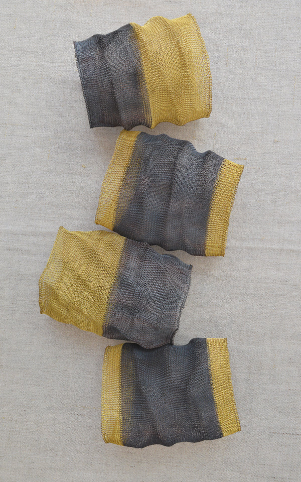 Two Color Cylinder Wire Cuff