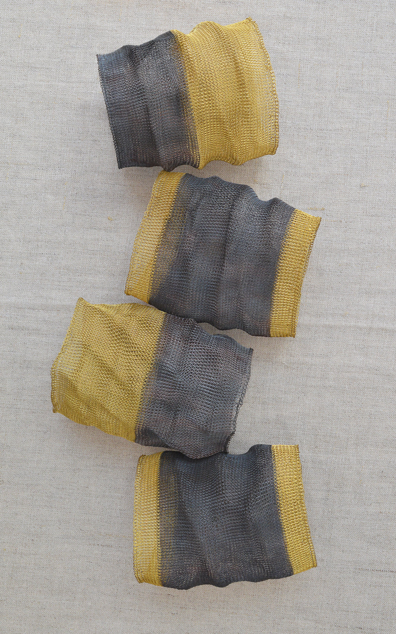 Two Color Cylinder Wire Cuff