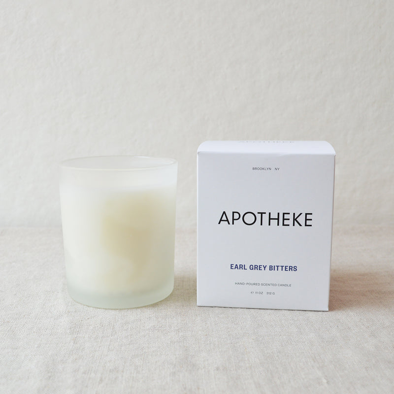 Apotheke Earl Grey Bitters Candle shop boston